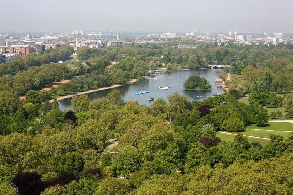 hotel view over hyde park